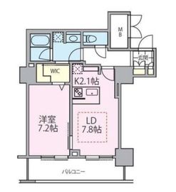 ロイヤルパークスタワー南千住 1812 間取り図