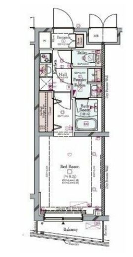 コンシェリア中野弥生町THE RESIDENCE 204 間取り図