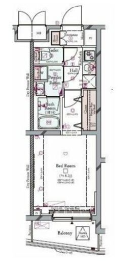 コンシェリア中野弥生町THE RESIDENCE 203 間取り図