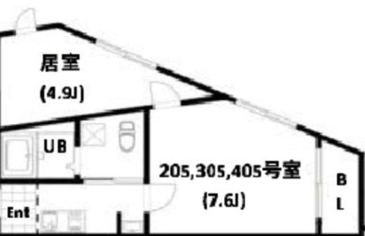 Air Tower Otsuka (エアータワー大塚) 305 間取り図