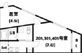 Air Tower Otsuka (エアータワー大塚) 305 間取り図