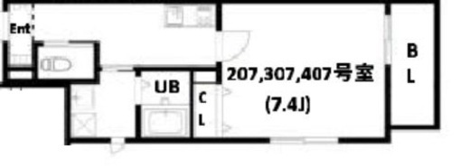 Air Tower Otsuka (エアータワー大塚) 307 間取り図