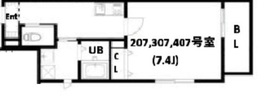 Air Tower Otsuka (エアータワー大塚) 307 間取り図