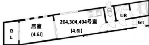 Air Tower Otsuka (エアータワー大塚) 404 間取り図