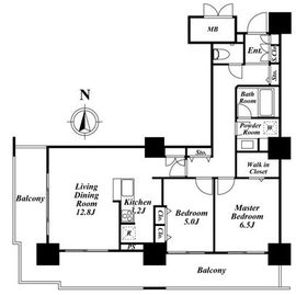 ロイヤルパークスタワー南千住 2006 間取り図