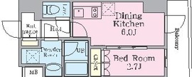 リージア浅草橋 703 間取り図