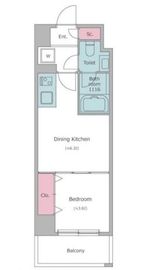ドゥーエ二子新地 413 間取り図