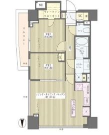 シティタワー大泉学園 21階 間取り図