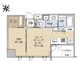 イトーピア溝の口アイ・スイート 10階 間取り図