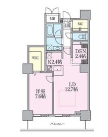 ロイヤルパークスタワー南千住 2610 間取り図