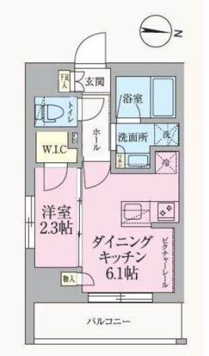 ARKMARK高円寺 (アークマーク高円寺) 201 間取り図