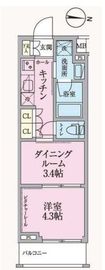 ARKMARK高円寺 (アークマーク高円寺) 405 間取り図