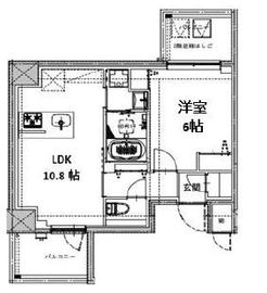 S-RESIDENCE両国serea (エスレジデンス両国セレア) 901 間取り図