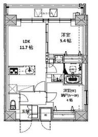 S-RESIDENCE両国serea (エスレジデンス両国セレア) 702 間取り図