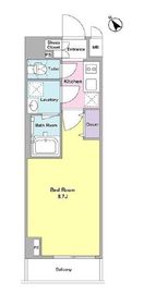 デルックス田端 502 間取り図