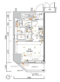 LUMEED池袋 7階 間取り図