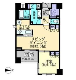 グローリオ大井町 2階 間取り図