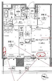二子玉川ライズタワー 6階 間取り図