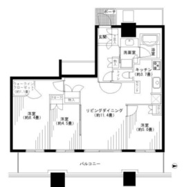パークタワー横浜ステーションプレミア 29階 間取り図