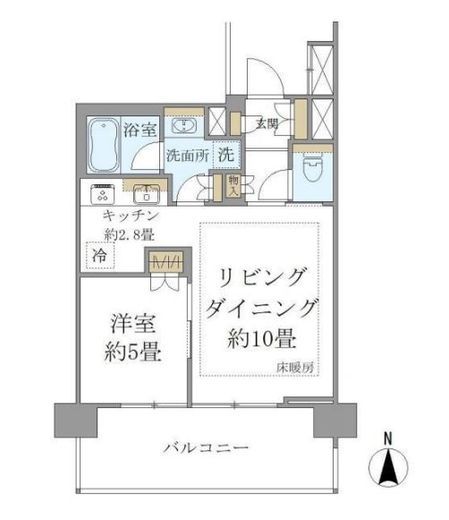 ブリリアシティ石神井公園アトラス 6階 間取り図