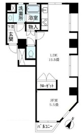 ボナール護国寺 601 間取り図