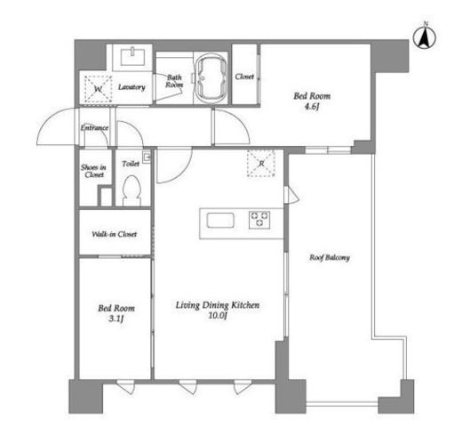 IPSE代々木上原 (イプセ代々木上原) 703 間取り図