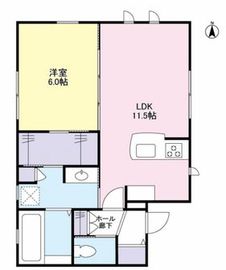 プラザ高輪 1F1 間取り図