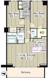 OASE用賀 W207 間取り図