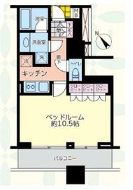 ステーションガーデンタワー 14階 間取り図