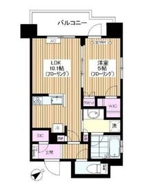 リストレジデンス築地 4階 間取り図