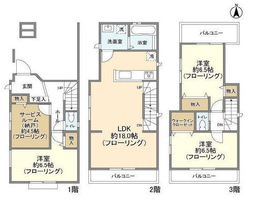 Kolet大田西糀谷 (コレット大田西糀谷)#03 #03 間取り図