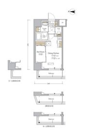 アーバネックス森下WEST 1105 間取り図