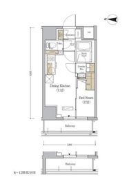 アーバネックス森下WEST 902 間取り図
