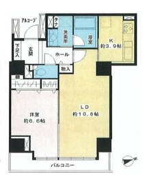 スカイシティ豊洲 ベイサイドタワー 5階 間取り図