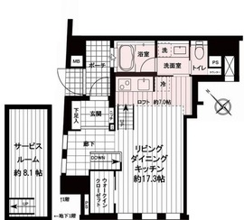 プラウド横濱関内 101 間取り図