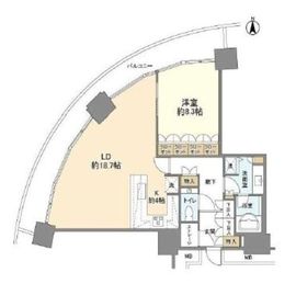 M.M.TOWERS FORESIS (エムエムタワーズフォレシス) 11階 間取り図