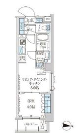 パークアクシス池上 201 間取り図