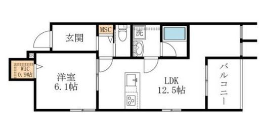 有栖川Heights 301 間取り図