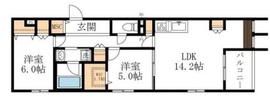 有栖川Heights 201 間取り図