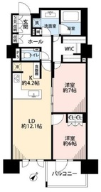 プレミスト日本橋浜町公園 10階 間取り図