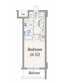 パレステュディオ南麻布 5階 間取り図