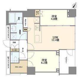 ブランズタワー文京小日向 13階 間取り図