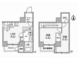 グランド神楽坂 501 間取り図