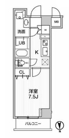 グランド神楽坂 104 間取り図