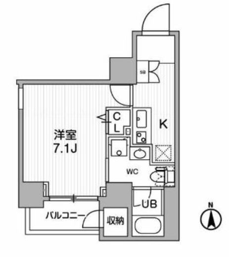 グランド神楽坂 301 間取り図