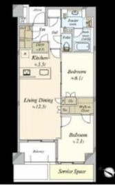 プラウド神楽坂ヒルトップ 地下1階 間取り図