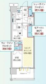 リビオシティ南砂町ステーションサイト 3階 間取り図