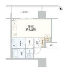 ブリリアタワー浜離宮 11階 間取り図
