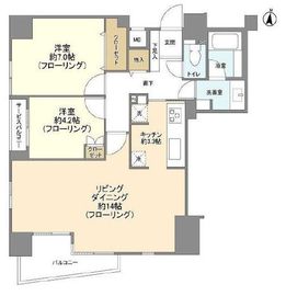 シーダム千駄木 4階 間取り図