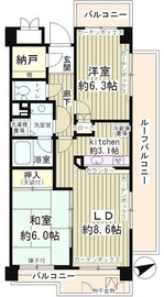 上北沢五丁目パーク・ホームズ 3階 間取り図